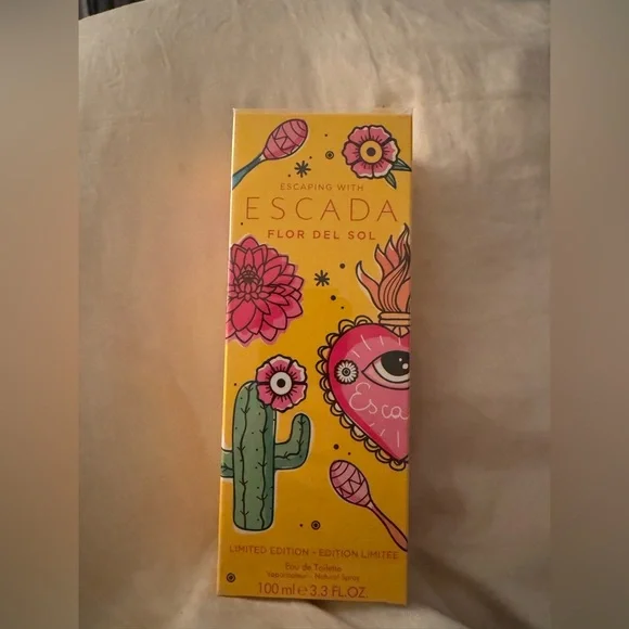 Escada Floral Perfume Esccaping with Escada Flor Del Sol limited edition 100 ml - Picture 4 of 4
